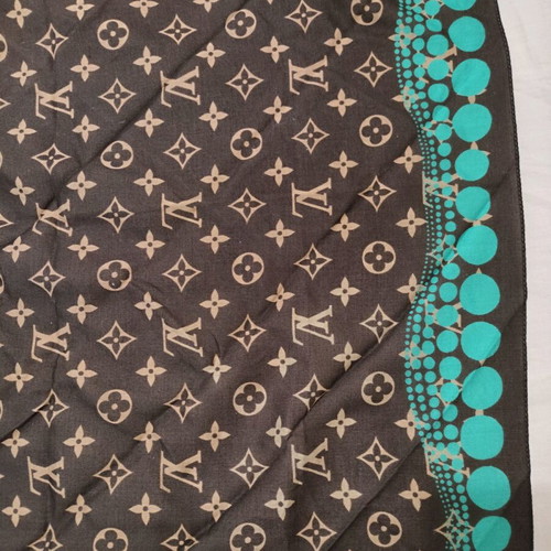 Louis Vuitton x Yayoi Kusama cotton scarf like new