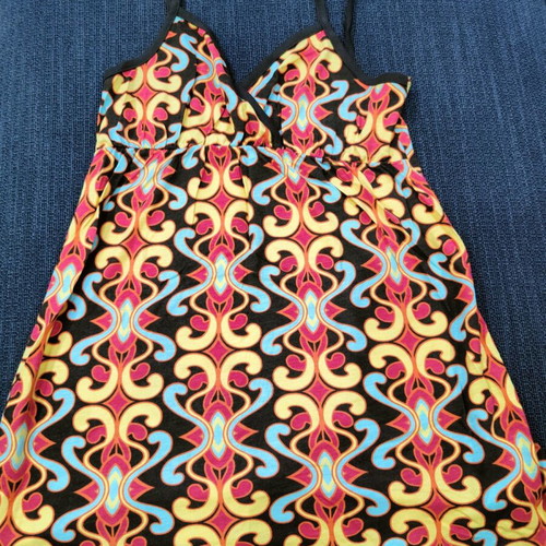 Fishbone women's tank top like new, multicolor, size M