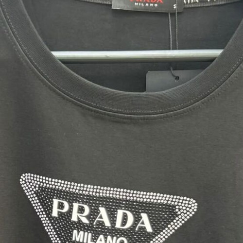 Prada Milano women's T-shirt, sizes S-XL, 100% cotton