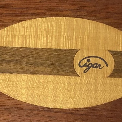 Lepekoff wooden cigar humidifier used, natural wood