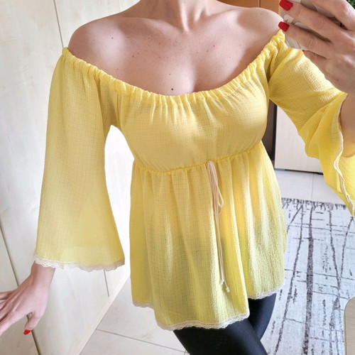 Spring Yellow Blouse