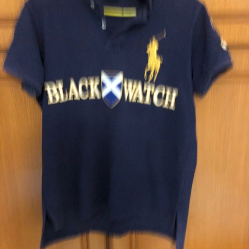 Polo by Ralph Lauren Blackwatch shirt used, size M, blue