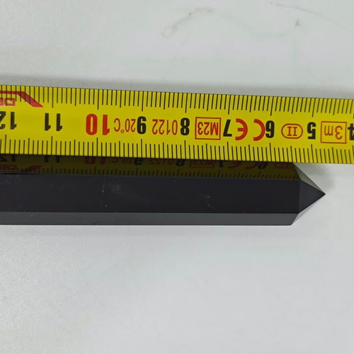 Obsidian Hexagonal Tower 7.5cm like new