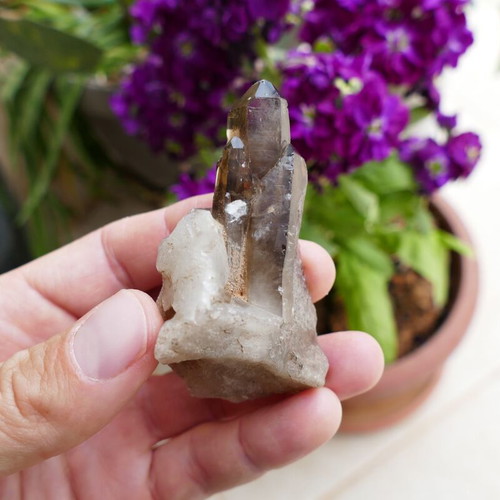Smoky quartz natural raw crystal from Madagascar new 81.3 g