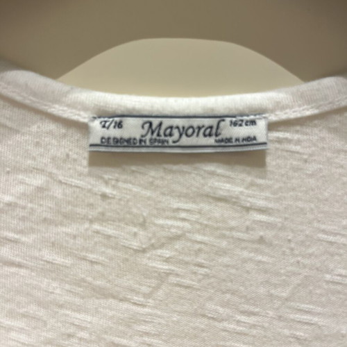Mayoral girls' top size 16 like new, cotton, colorful