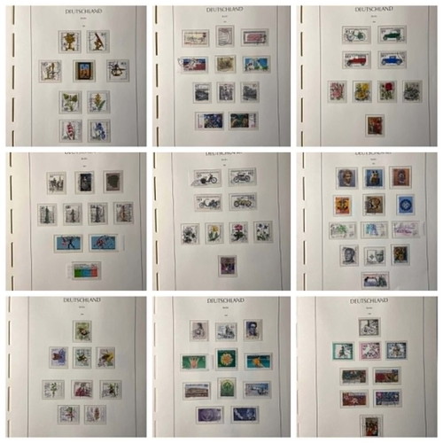 Lighthouse Album with 59 Presentation Sheets for German Stamps like new
