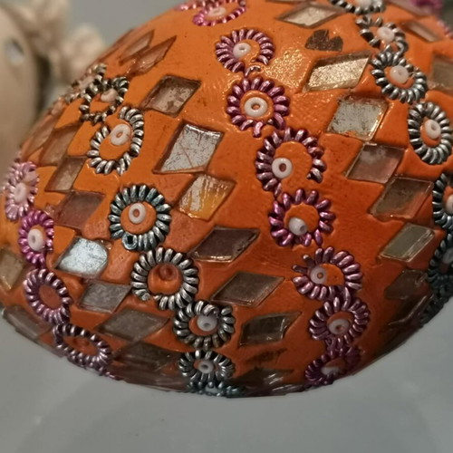 Decorative eggs used, pack of 4 pieces