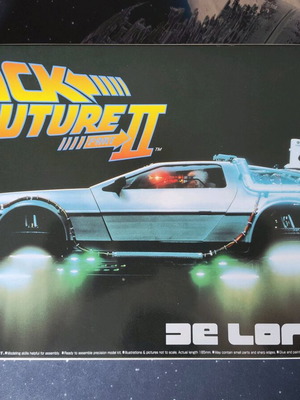 Back to the Future Part 2 De Lorean 1:24 model kit new Aoshima