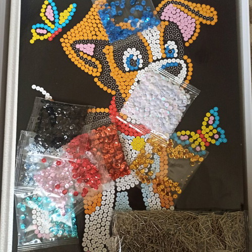 Sequin Art creative set dog unused