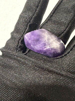 Natural Amethyst Ring, handmade, unique piece