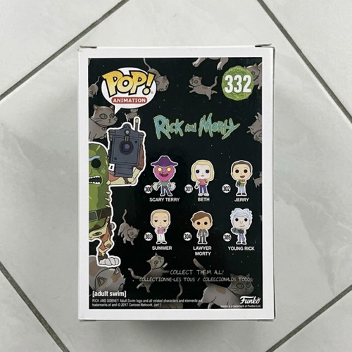 Funko Pop! Rick and Morty Pickle Rick with Laser vinyl figure like new
