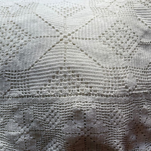 Handmade double knitted blanket new