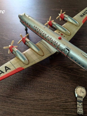 Douglas DC-7C Vintage μεταχειρισμένο συλλεκτικό μοντέλο-παιχνίδι