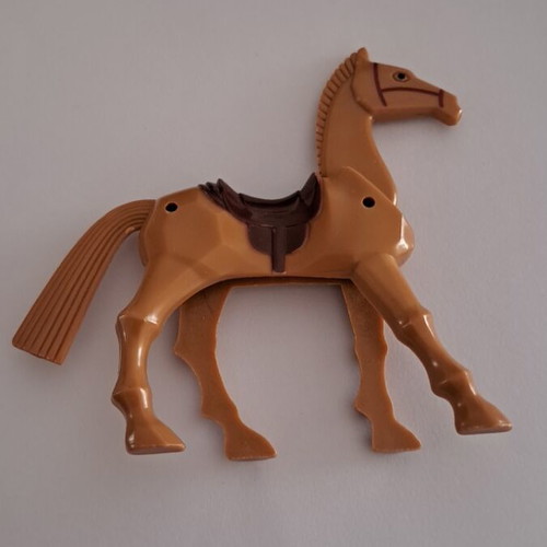 Horse figure compatible with Playmobil like new