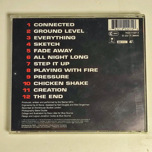 Stereo MC's Connected CD used, electronic music