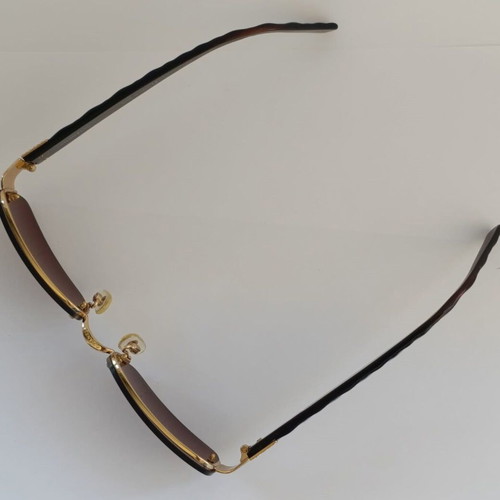 Chanel 2065-B Sunglasses Like New Brown Gold Made in Italy