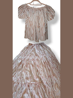 The KNL's Exclusive Boho Set with Blouse & Maxi Skirt