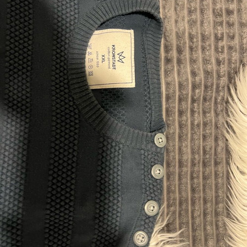 Kronstadt shirt used 100% cotton size XXL gray blue