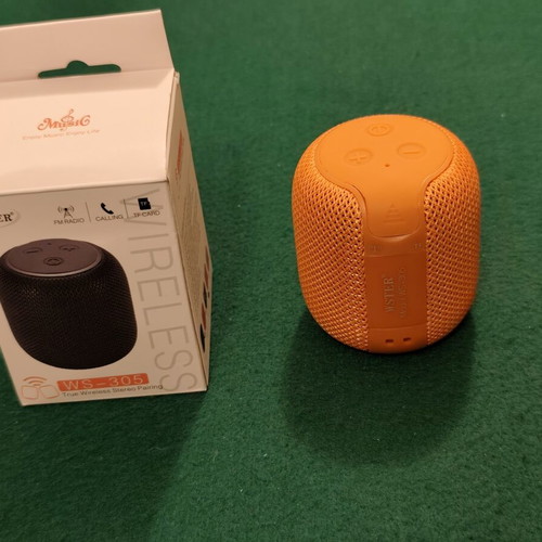 WSTER WS-805 Portable Bluetooth Speaker TWS, orange