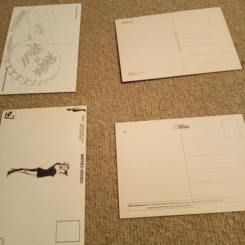 Jim Morrison postcards pack of 4 like new