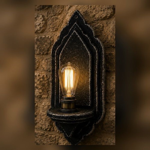 Gothic Handmade Wall Candle Holder Decorative Shelf