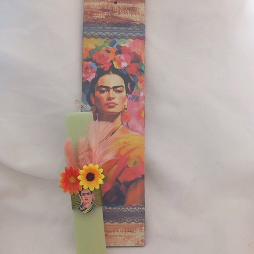 Frida-themed candle like new