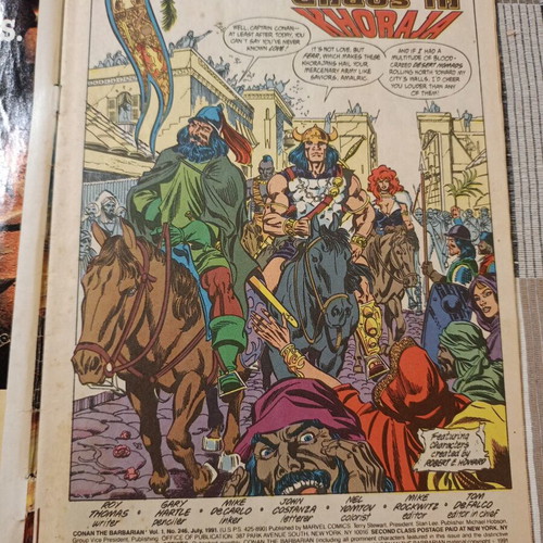 Marvel Conan The Barbarian #246 comic book used