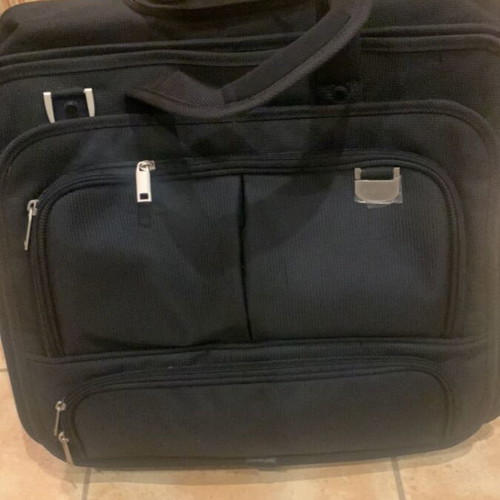 Fujitsu professional bag new with wheels and detachable strap