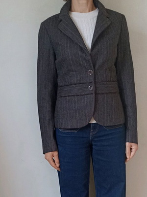 Ted Baker women's wool blazer like new, brown-purple, size S