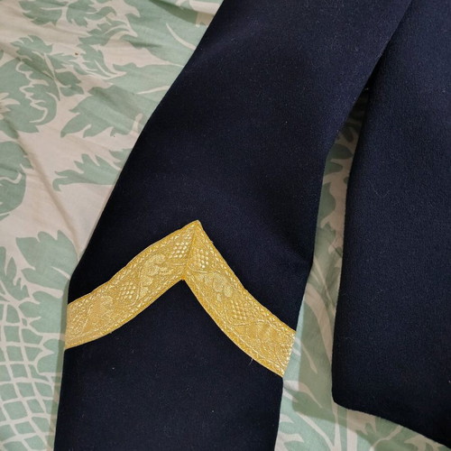 Military uniform authentic old used with medals