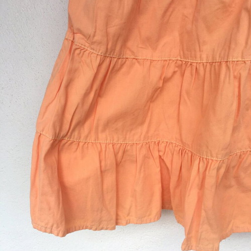 Cotton skirt summer orange size M/40 like new
