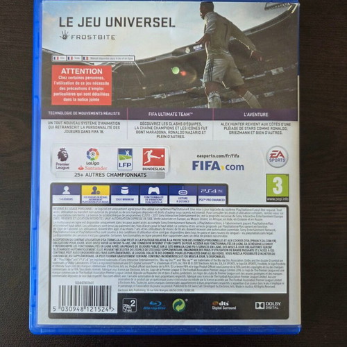 Fifa 18 PlayStation 4 game like new