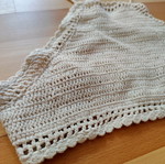 Pull & Bear knitted bikini size S like new, white