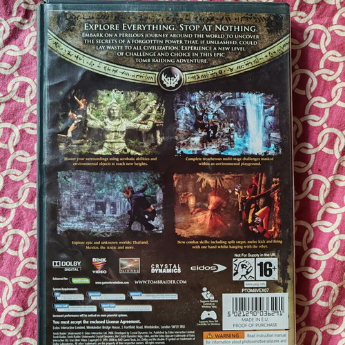 Tomb Raider Underworld PC like new