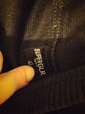 Supergirl Jogger tracksuit like new, black, size L