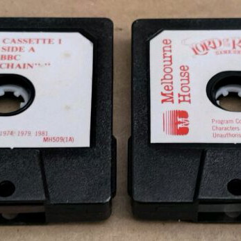 Lord Of The Rings Game One used with book for BBC Micro, cassette