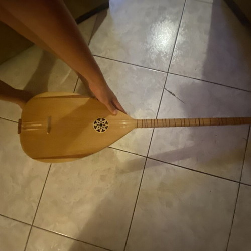 Student Tambouras with case, strings replaced