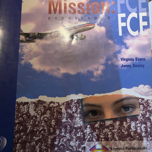 Mission FCE Coursebook book like new, English