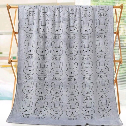 Super absorbent dog towels microfiber set of 2 gray