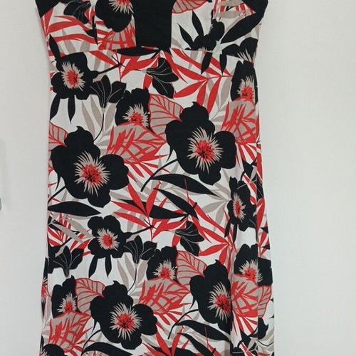 Marks & Spencer dress like new, 55% linen, multicolor, size L
