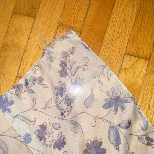 Vintage φουλάρι με floral μοτίβο, made in Italy, μεταχειρισμένο