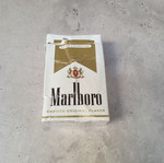 Marlboro Lights cigarette pack American empty used