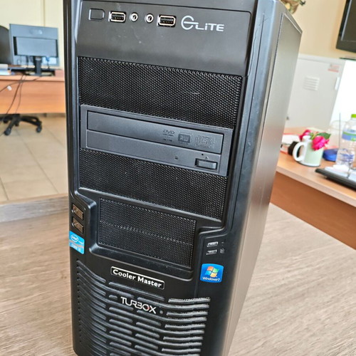 Turbo X computer tower used, Intel Core i5-2400, 8GB RAM, SSD 240GB