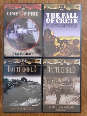 The War File 4 DVD Battlefield Series documentary historical series