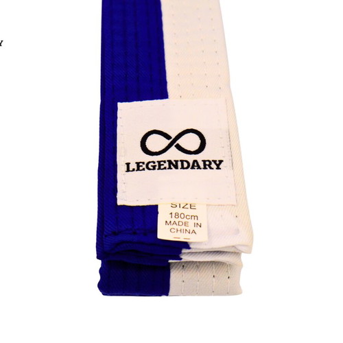 Legendary Blue/White Martial Arts Belt New