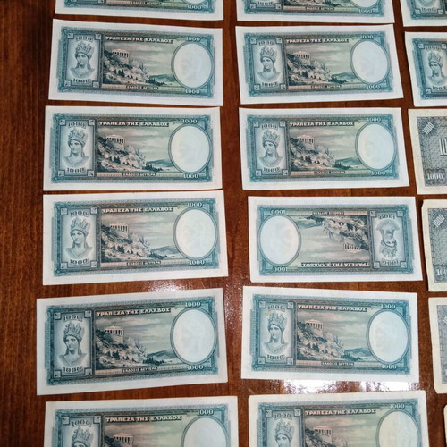 Prewar and Interwar Greek collectible banknotes collection