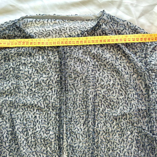 Vintage cardigan kimono with metallic knit and beads, like new