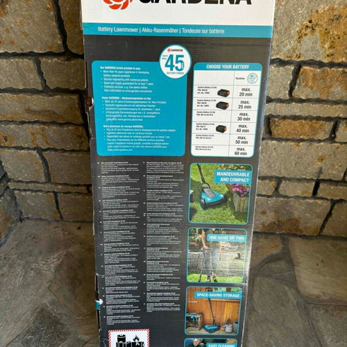 Gardena Battery Lawn Mower new with 18V Battery and Charger