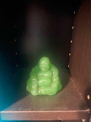 Alabaster Buddha used, 5 centimeters height