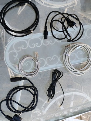 Καλώδια διάφορα καινούργια, Scart, HDMI, jack, ethernet, mini USB